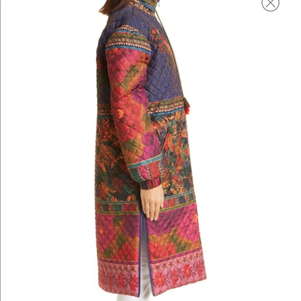 FARM Rio Multicolor Quilted Coat - Picture 4 of 9